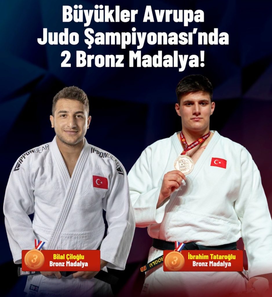 Avrupa Şampiyonası’nda Milli Gurur: Judoda Türkiye’den Çifte Bronz