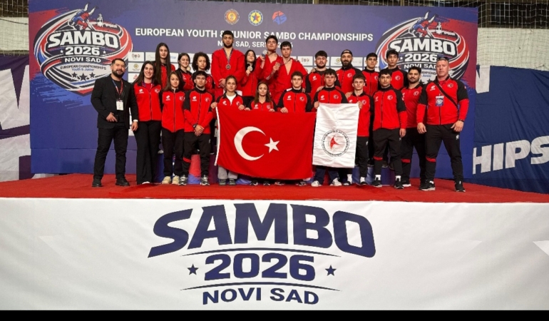 Novi Sad’da Türk Sambo Rüzgarı: Genç Millilerden Avrupa’da Gururlandıran Başarı