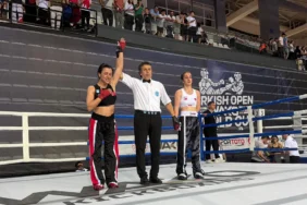 Bağcılar Belediyesi personeli Emine Arslan, Kick Boks Dünya Kupası Şampiyonu oldu (2)