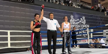 Bağcılar Belediyesi personeli Emine Arslan, Kick Boks Dünya Kupası Şampiyonu oldu (2)