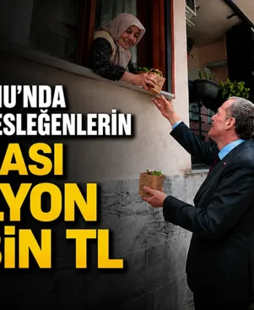 Zeytinburnu'nda Dağıtılan Fesleğenlerin Faturası 6 Milyon 155 Bin TL (1)