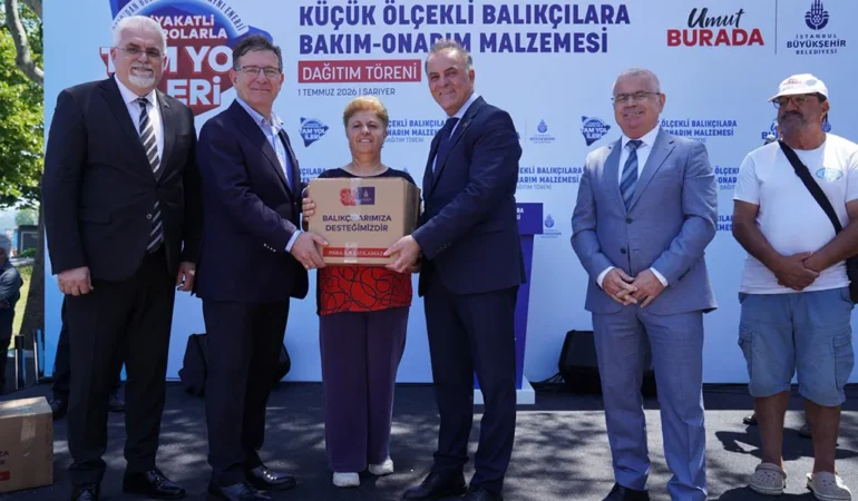 İBB’den Küçük Ölçekli Balıkçılara Malzeme Desteği