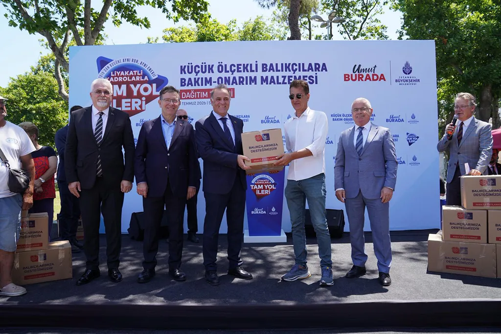 İBB'den Küçük Ölçekli Balıkçılara Malzeme Desteği