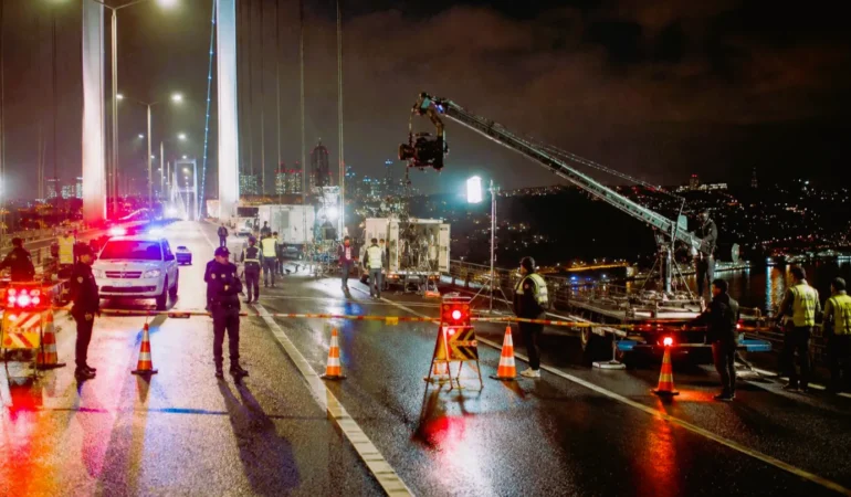 15 Temmuz Şehitler Köprüsü’nde Gece Saatlerinde Trafik Düzenlemesi