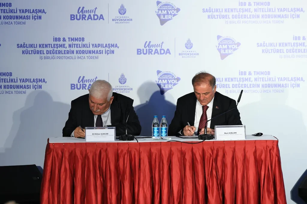 İBB ve TMMOB’dan Dev İş Birliği: İstanbul Afetlere Dirençli Hale Getirilecek