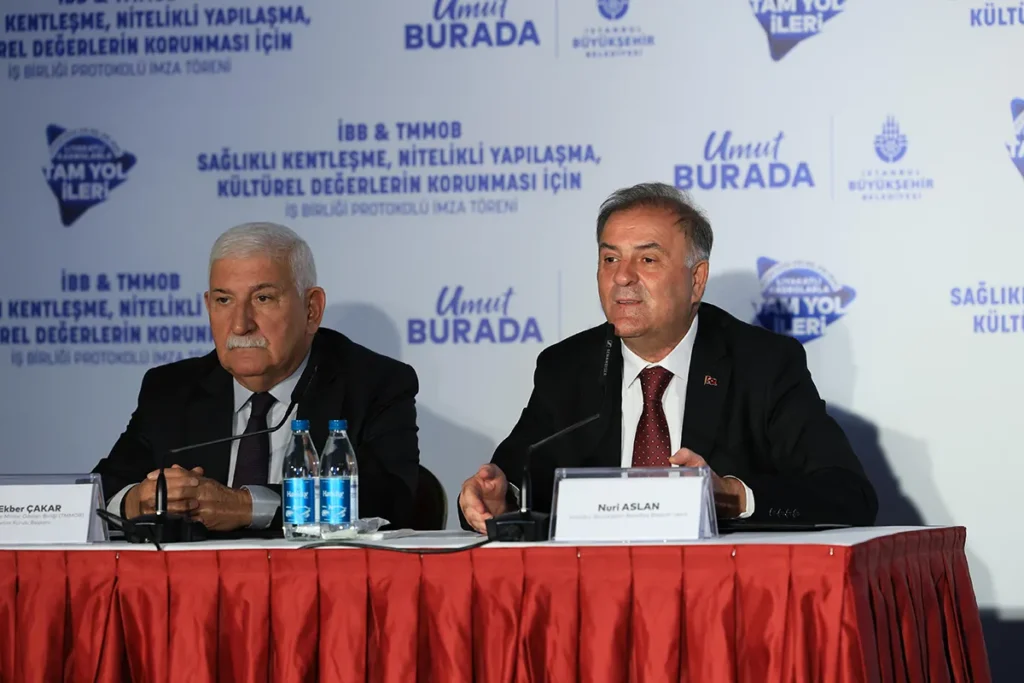 İBB ve TMMOB’dan Dev İş Birliği: İstanbul Afetlere Dirençli Hale Getirilecek