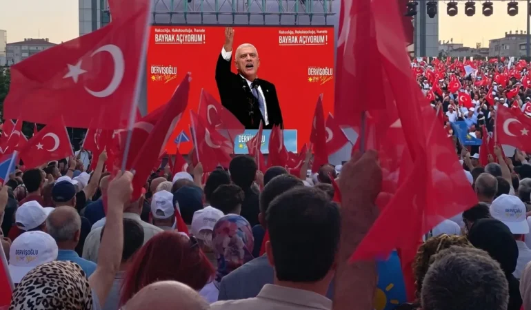 MÜSAVAT DERVİŞOĞLU BALIKESİR’DEN SESLENDİ: “BU KALEYİ YIKAMAZSIN ERDOĞAN!”