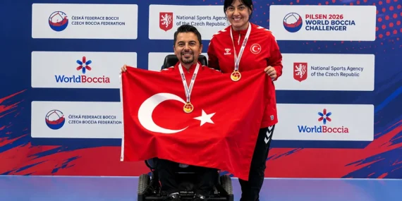 Pilsen’de Türk Bayrağı İki Kez Zirvede: Boccia’da Çifte Altın Gururu