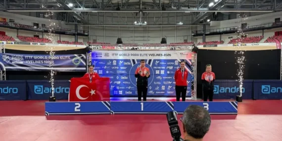 Fransa’da Türk Para Masa Tenisi’nden Çifte Kürsü