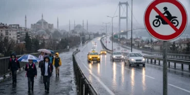 İstanbul’da Eğitime 1 Gün Ara Verildi! Motosikletlere Trafik Yasağı